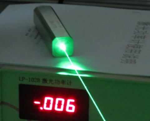 (image for) 520nm Grass Green Stainless Steel Laser Pointer